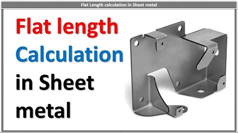 sheet metal flat length calculator|online sheet metal bending calculator.